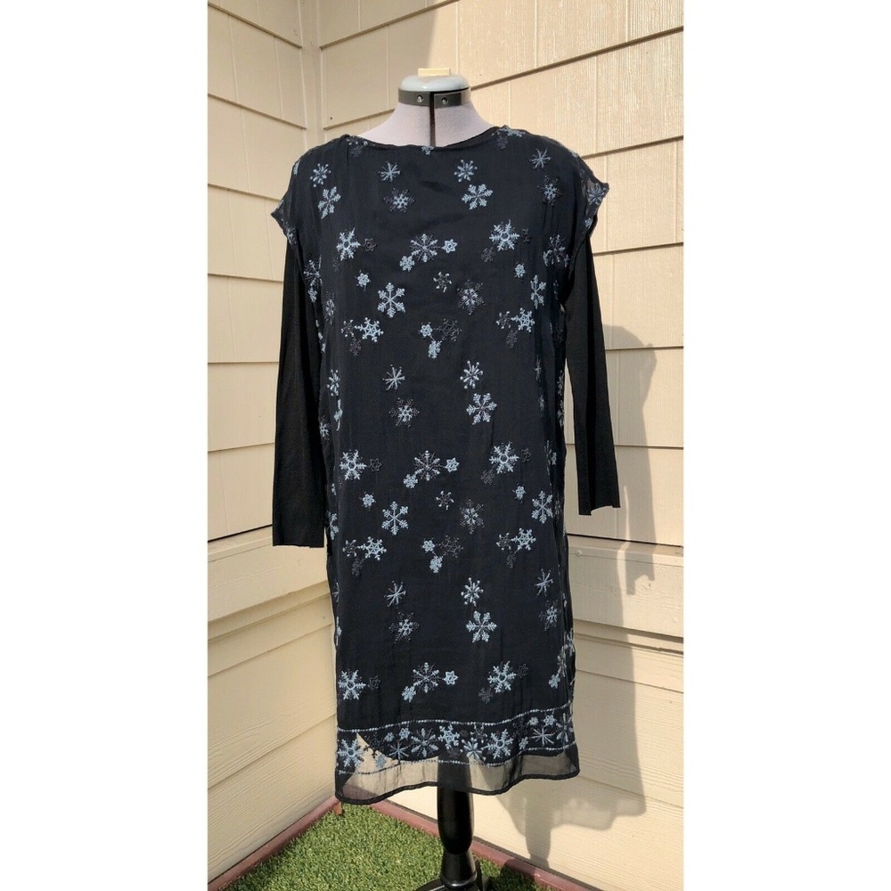 ANTIPAST Japan Floral Embroidered Dress Jersey